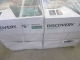 several boxes of computer equipment are stacked on top of each other