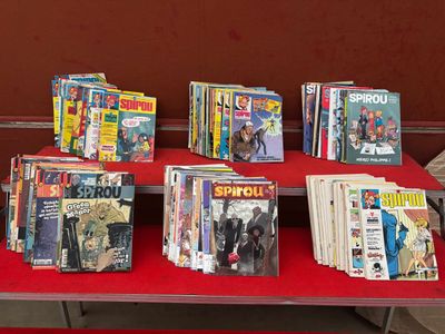 LOT d'environ + 2000  revues BD ( bandes dessinées ) SPIROU - des anné - Photo 1