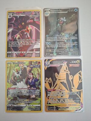 "Collection-PokÉMon-Cartes : Lot DE 4 Cartes Pokemon