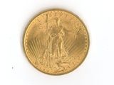 une image d'une pièce d'or sur une surface blanche