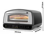 an image of a toaster oven with a pizza inside of it