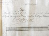 a piece of paper with a drawing of a sword on it