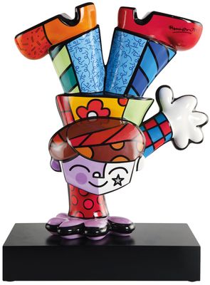 la suite décorées Romero Britto : Sculpture en porcelaine "D…