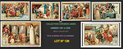 an image of a collection of religious cards depicting the life of jesus