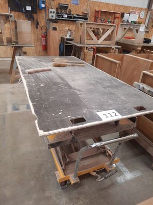 an image of a workbench in a woodworking shop