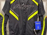 a close up of a motorcycle jacket on display in a store