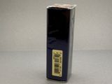 a black box with a label on it on a table