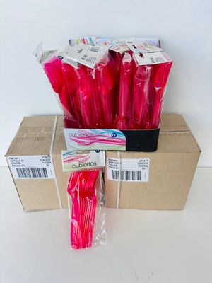CUBIERTOS (x600) - 3 cartons de 20 paquets de 10 fourchettes…