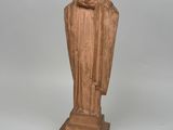 an image of a statue of a man with a robe on