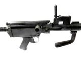 an old machine gun on a white background with a white background