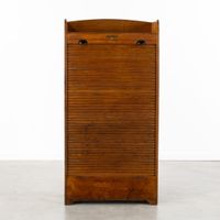 Armoire à volets roulants en chêne d'époque, début du XXe si… (photo 4)