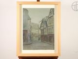a picture of a painting hanging on a wall in a room