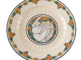 a plate with a picture of a horse on it