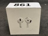 an apple airpods are sitting in a box on the floor