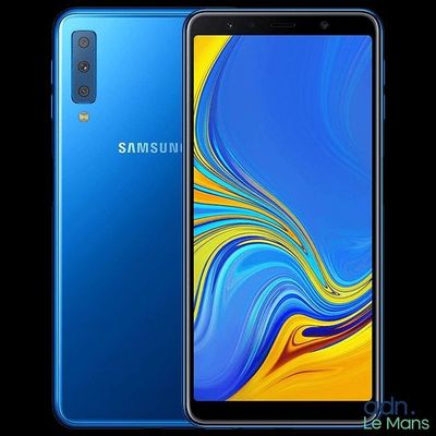 Téléphone portable Samsung Galaxy A7 (2018) Bleu 64GB - Fonc…