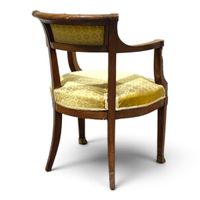 FAUTEUIL DE BUREAU en acajou et bronze doré (photo 3)