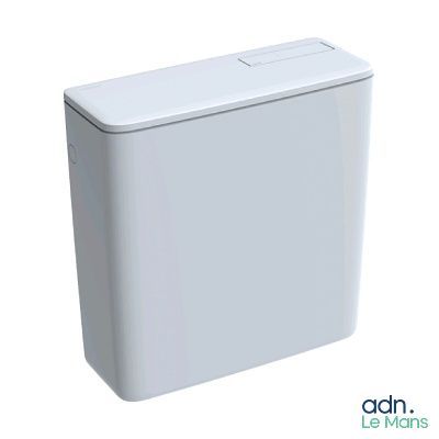 des toilettes blanches posées sur un support blanc