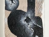 une photo d'une peinture en noir et blanc sur une feuille de papier
