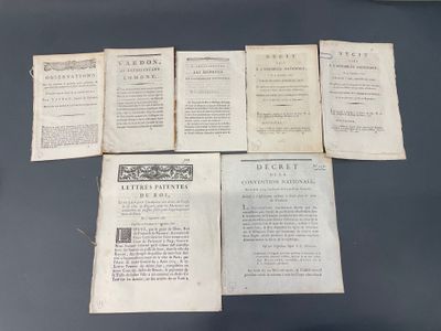 Sept documents révolutionnaires sur le département du Calvad…