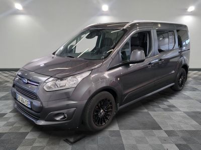 ford transit van parked on a checkered floor in a showroom