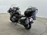 a motorcycle that is parked inside of a building