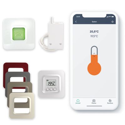 DELTA DORE - Thermostat connecté - Pack Tybox 5100 - Pilotag…