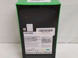 the back of a box with a sticker on the side of it
