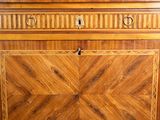 an image of a very nice looking wooden cabinet with a door