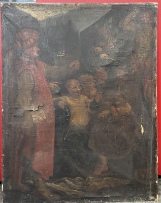 ECOLE ESPAGNOLE (?) fin XVII/début XVIIIème siècle