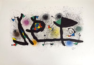 Joan MIRO (1893-1983) Jardin surréaliste ou Sculptures Litho…