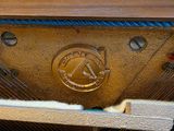 a close up view of the inside of a piano