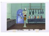 an image of a painting of a cartoon character in a kitchen