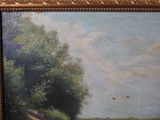 a picture of a painting on the wall of a room