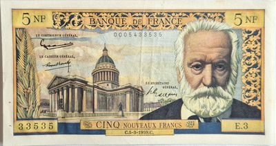 5 NF Victor Hugo 5/3/1959, SUP