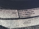a close up of a label on a car ' s hood