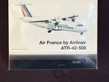 une photo d'un avion d'Air France exposé