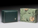 an image of a green box with a map on it and a green box with a map on it