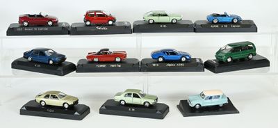 Collection de voitures miniatures SOLIDO au 1/43ème