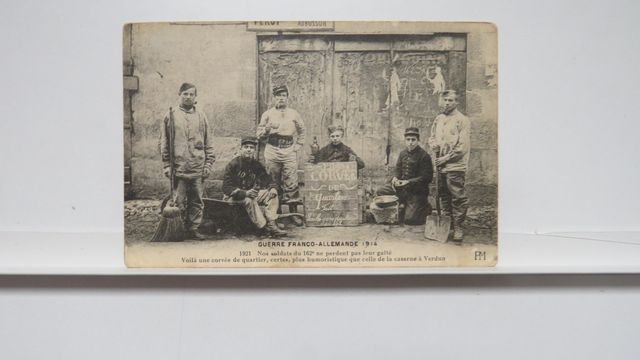 GFA : PM 1921. (Aubusson). Corvée de quartier. Défauts (coins arr...