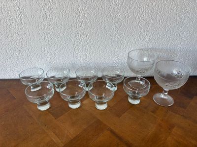 Lot de 6 coupes à glace/fruits