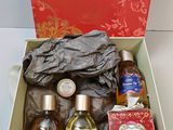 a box with a lot of items inside of it