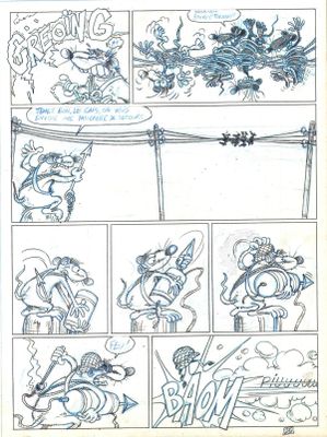 des croquis d'une bande dessinée représentant des personnages de bande dessinée