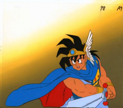 an image of a cartoon of a man with a sword in his hand