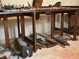 a lot of tools that are sitting on a table
