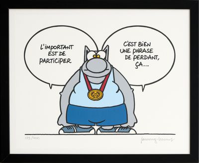 an image of a picture of a cartoon character with a medal