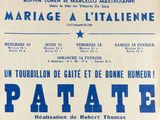 an old movie poster for the film patate