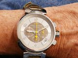 a close up of a person ' s wrist with a watch on it