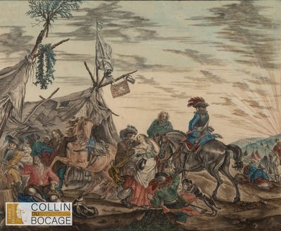 MILITARIA Campement militaire, 1791