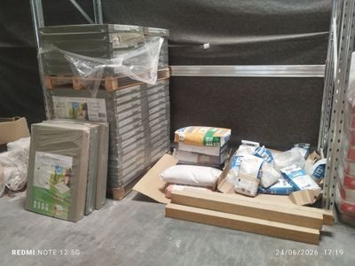 a lot of items that are on the floor in the room
