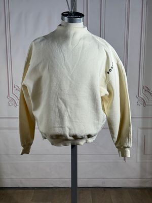 ADER ERROR - Sweat homme en coton mélangé blanc, col cheminé…